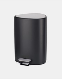 Joseph Joseph - EasyStore™ 5L Matt Black Bathroom Pedal Bin