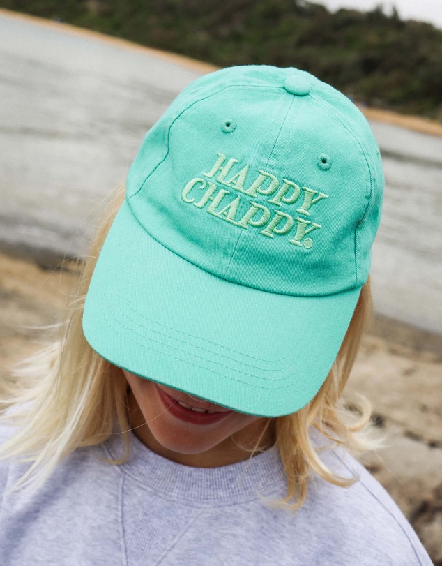 Skwosh - Happy Chappy Kids Cotton Cap in Green