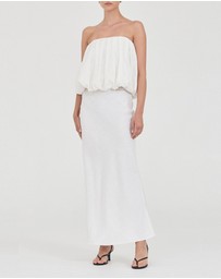 FRIEND of AUDREY - The Linen Bubble Top