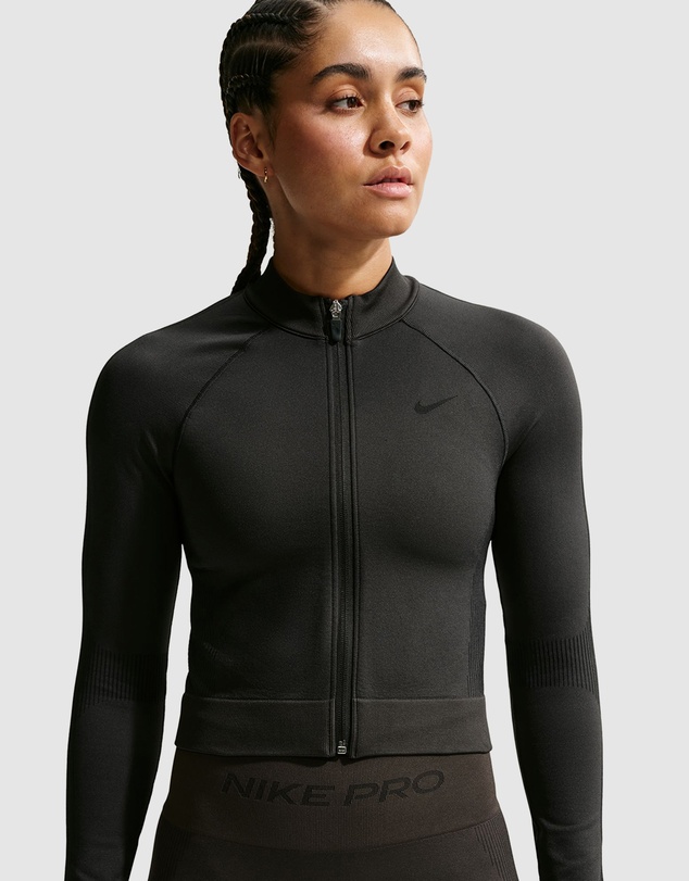 Nike - Pro Seamless Full-Zip Training Top