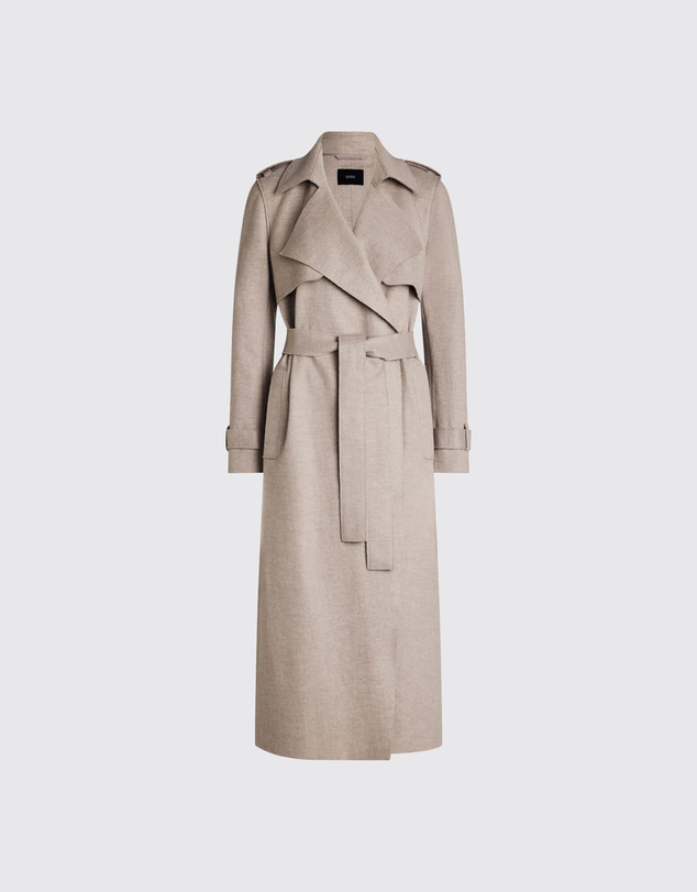 SABA - Karla Wool Longline Trench Coat
