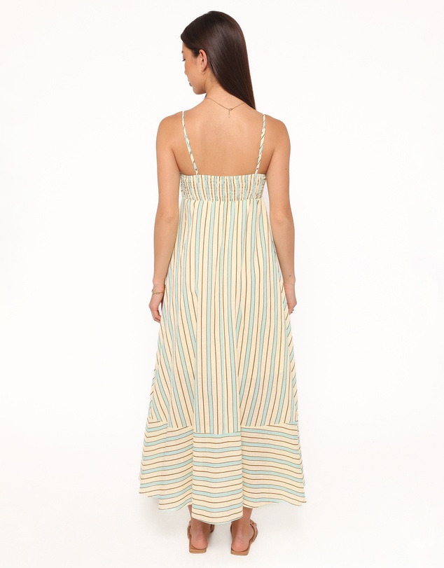 Petal & Pup - Brea Maxi Dress - Green Stripe