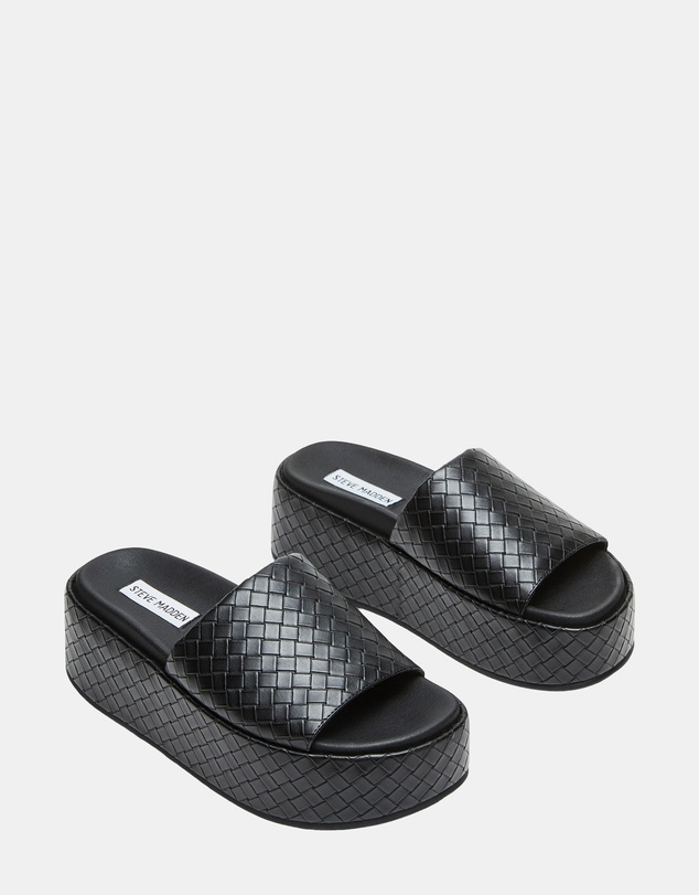 Steve Madden - Playa Black Sandals