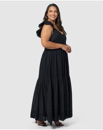 Something 4 Olivia - Georgie Broderie Maxi Dress