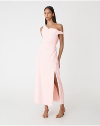 Forcast - Afina One Shoulder Twist Dress