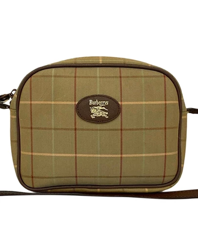 Pre-Loved by Azura Reborn - Pre-Loved Vintage Check Canvas Crossbody