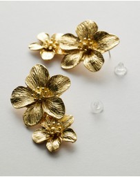 Moira Hughes - The White Label - Lisa Flower Earrings