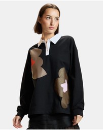 Cynthia Rowley - Printed Cotton Rugby Shirt