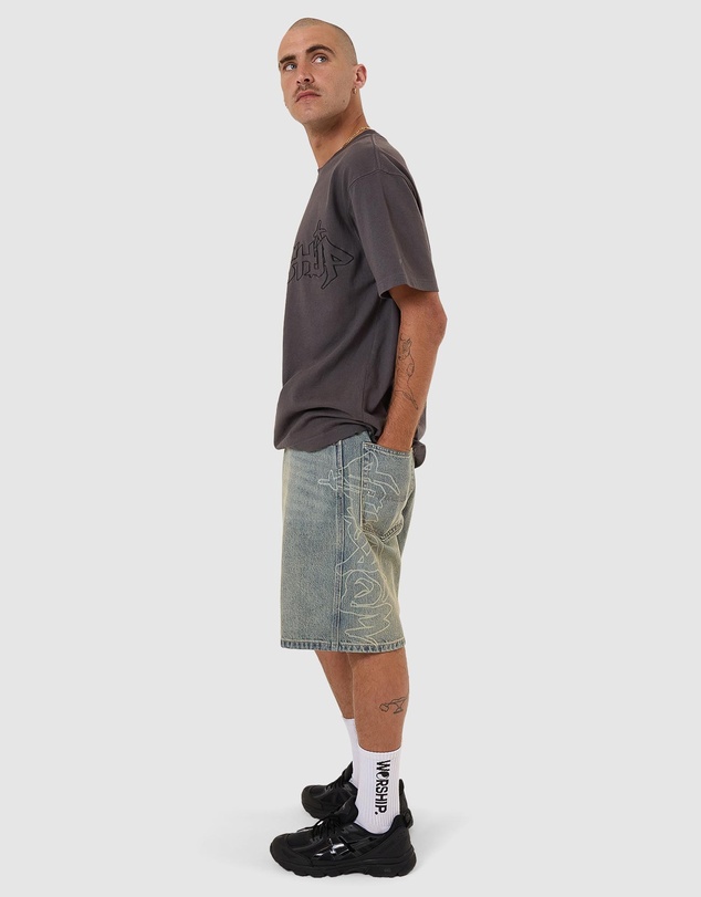 Worship - Throws Big Dawg Jean Shorts