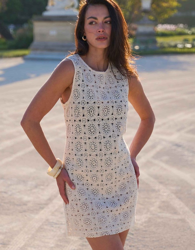 UNE PIECE - Crochet Mini Dress