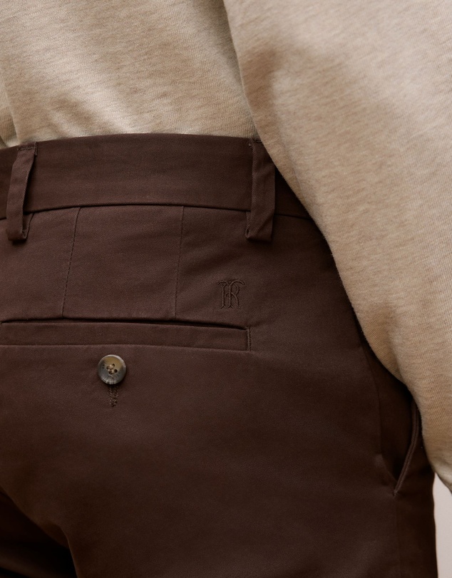 Trenery - Slim Fit Chino in Coffee Bean