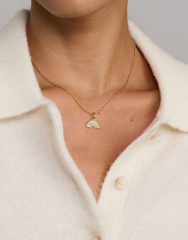 Michael Hill - Rainbow Pendant in 18Kt Vermeil with Enamel