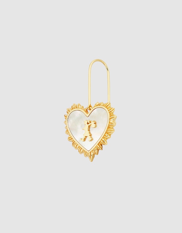 Karen Walker - Runaway Flaming Mother Of Pearl Earrings