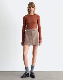 & Other Stories - Ribbed LS Top