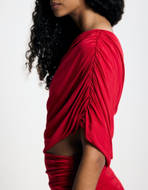 Lover - Ines Asymmetrical Midi Dress