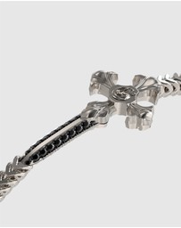 GUESS - Silver-Tone Rebel Knight Bracelet