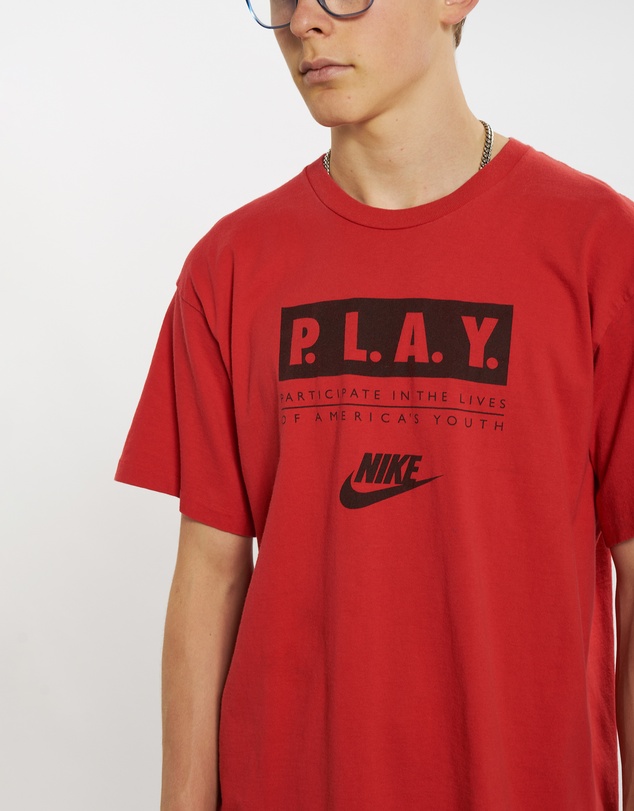 Vintage by The Real Deal - Pre Loved - 90s Nike 'Play' Tee