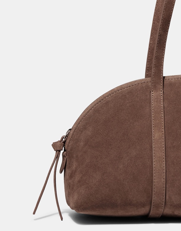 & Other Stories - Suede Bowling Bag