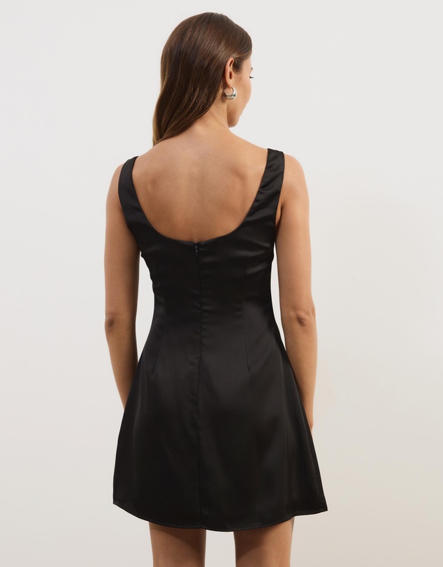 Atmos&Here - Janie Satin Mini Dress