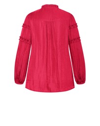 City Chic - Drama Queen Long Sleeve Shirt