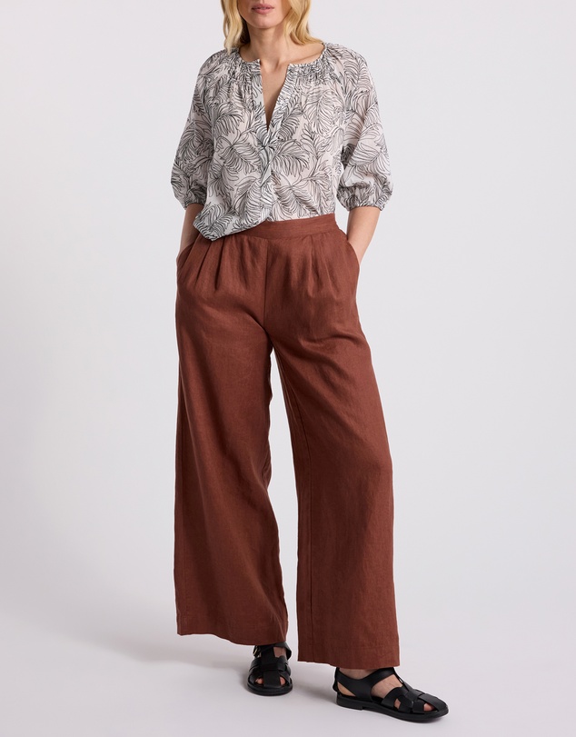 David Lawrence - Fern Embroidered Blouse