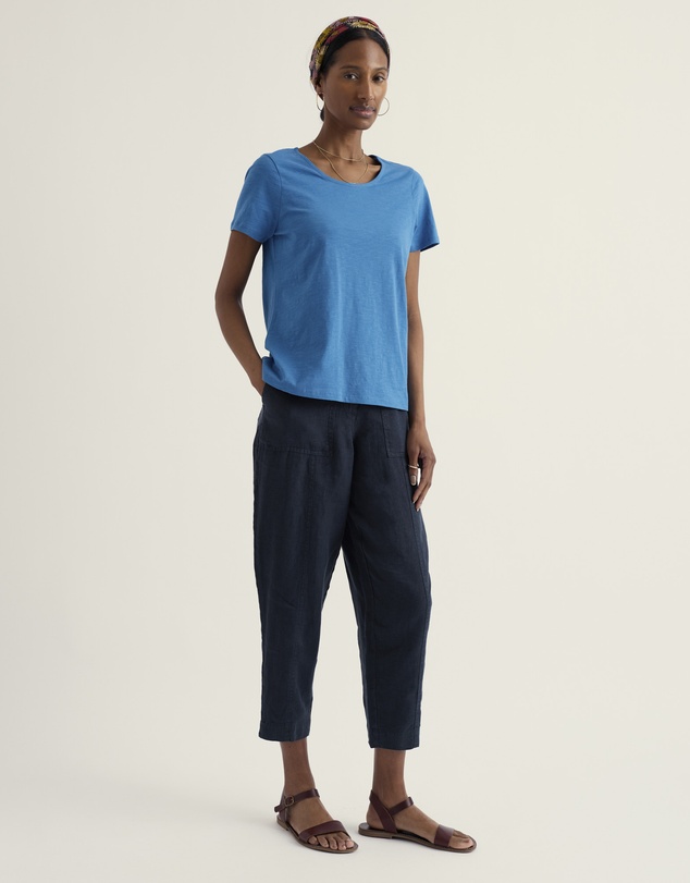 Seasalt - Saltings Linen Cropped Trousers