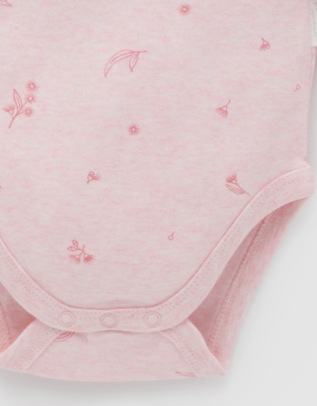 Purebaby - Easy Neck L/S Bodysuit 2 pack-Babies