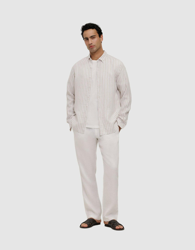 Trenery - Linen Cotton Jersey T-shirt
