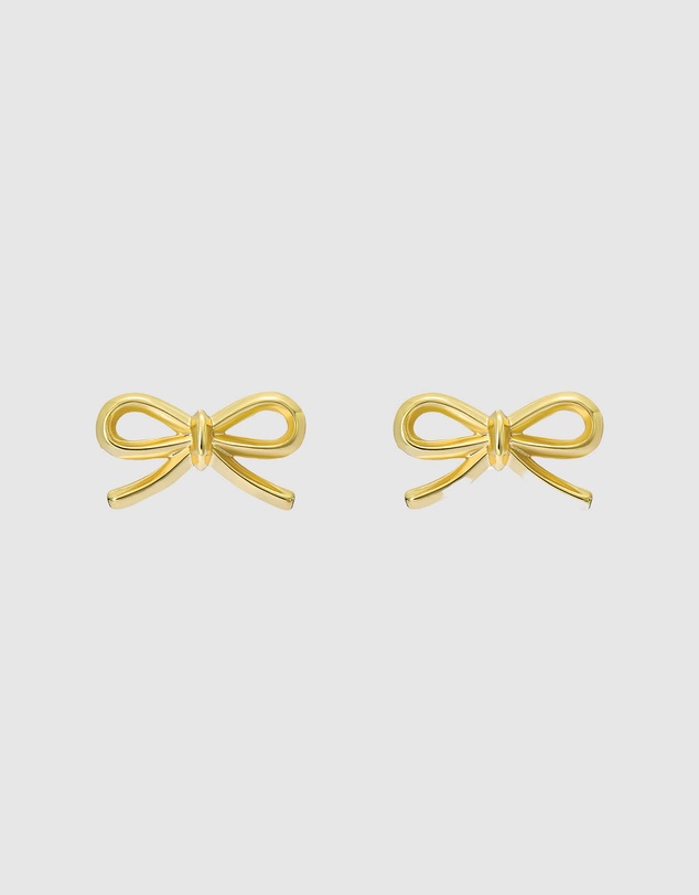 Ted Baker - BROOKE: Mini Metal Bow Stud Earrings