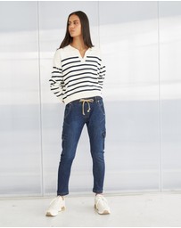 DRICOPER DENIM - Rita Cotton Polo Sweater