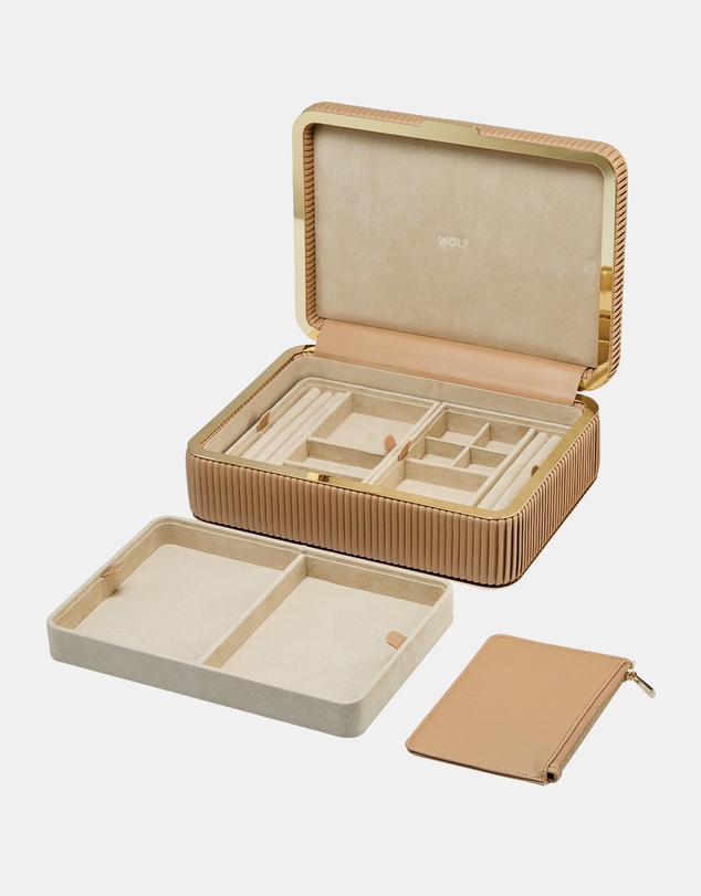 Wolf - Wolf Bella Medium Jewellery Box Mocha