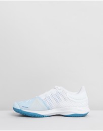 Wilson - Wilson Womens Kaos 3.0 Tennis Shoe White Omphalodes Niagara - White/White/Niagara