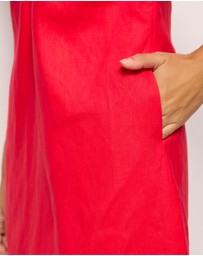 AERE - Lysandra Linen Mini Dress