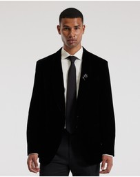 Calibre - Velvet Tuxedo Jacket Black