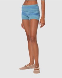 EDIKTED - Daytona Gradient Knit Fold Over Shorts