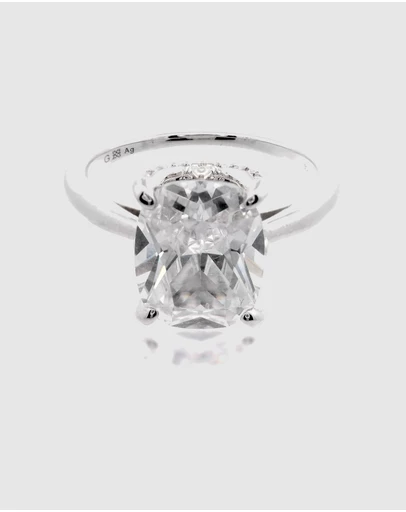 Georgini - Sydney Soirée Elaine Cushion Ring Silver