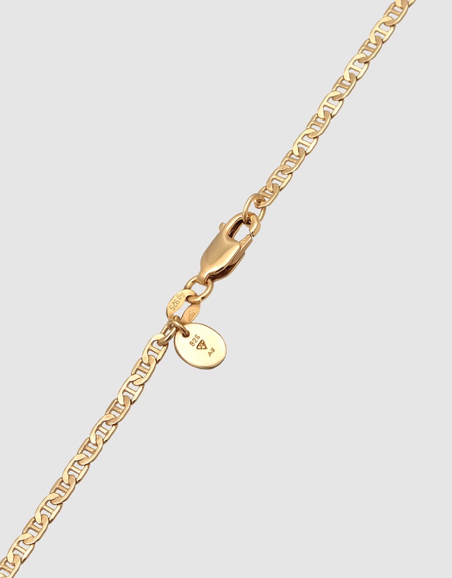 Elli Jewelry - Necklace 925 Sterling Silver Gold-Plated