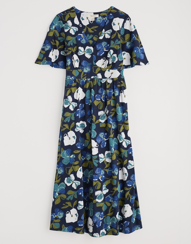 Seasalt - Seasalt Cornwall Navy Chateaux Dress (Half Sleeve)