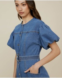 The Fated - Margot Denim Mini Dress