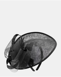 Morgan & Taylor - Courtney Fascinator in Black