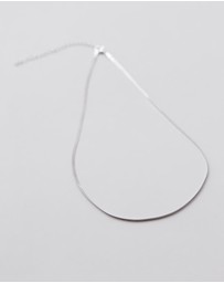 SAINT VALENTINE - Sphinx 2mm Snake Chain Necklace - Silver