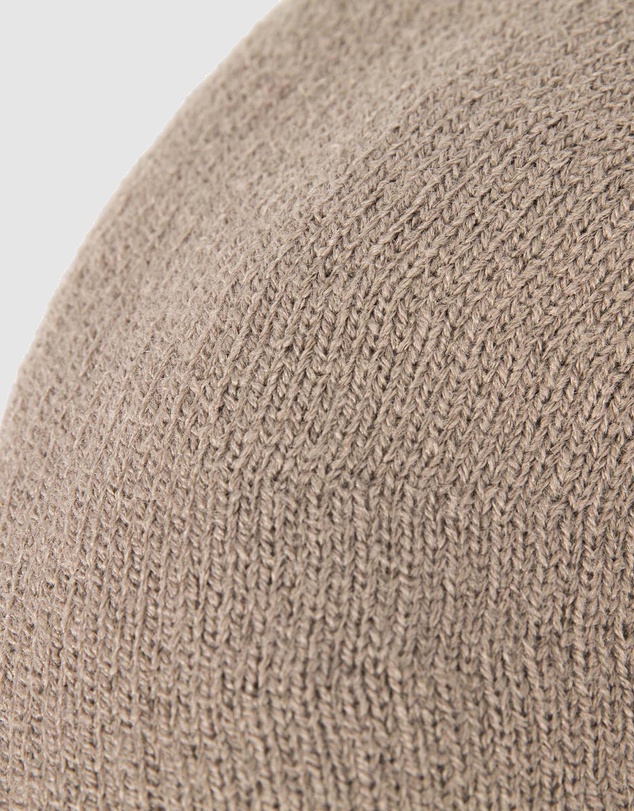 Max Alexander - European Made Beige Soft Wool Beret