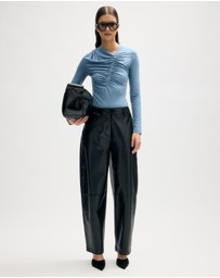 Minima Esenciales - Tore Gathered Jersey Bodysuit