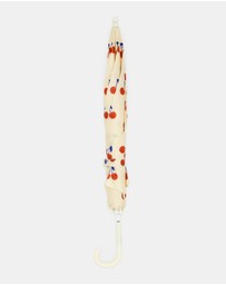 Morgan & Taylor - Cherry Kids Umbrella in Cream and Peachy Orange