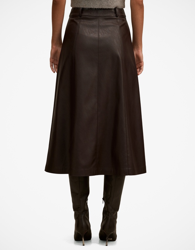Forever New - Isla Vegan Leather Midi Skirt