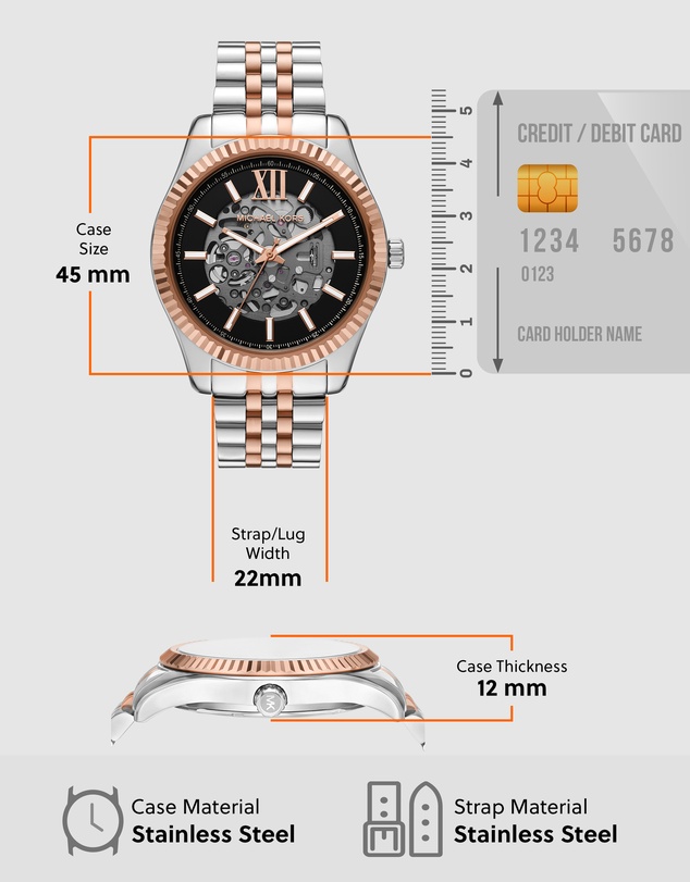 Michael Kors - Lexington Two Tone Analogue Watch