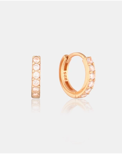 The Silver Collective - Jet Earrings
