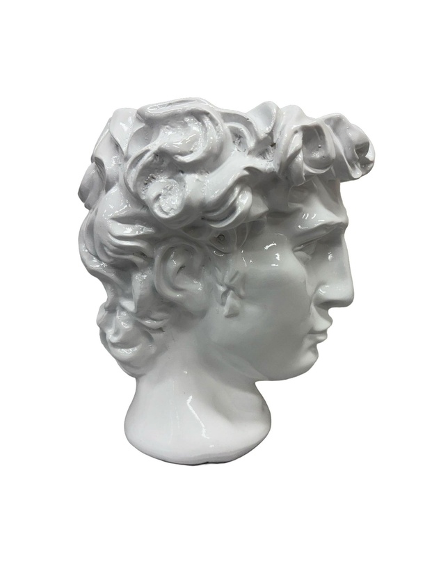 Urban Attitude - Urban Attitude David Head Planter - Matte White