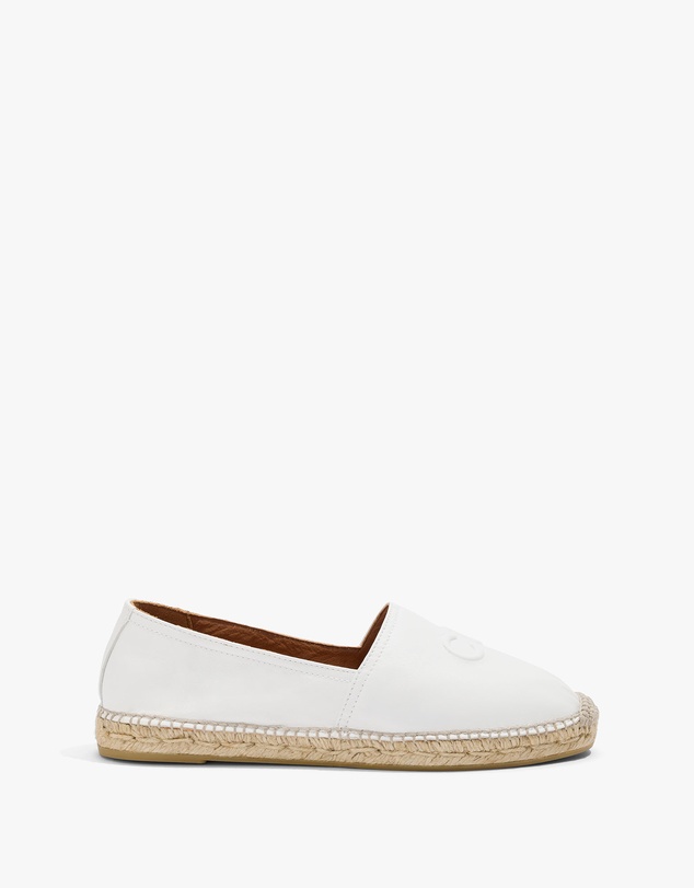 Country Road - Cr Logo Leather Espadrille