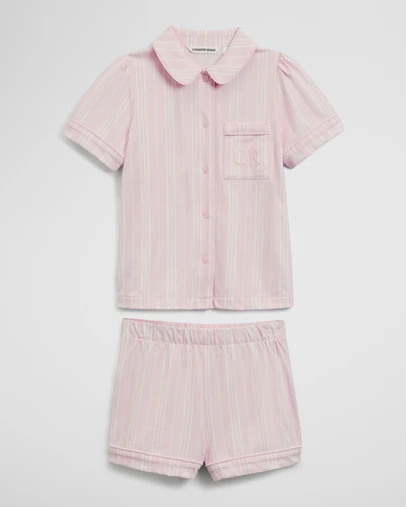 Country Road - Short Sleeve Button Through Sleep Set